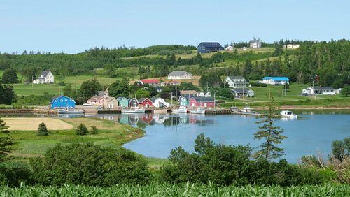 Community of French River. Summer in Prince Edward Island, Canada. HD.